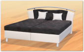 Čalouněná postel - dvojlůžko ROMANTIK