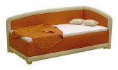 Čalouněná postel - jednolůžko MONTE  s čely